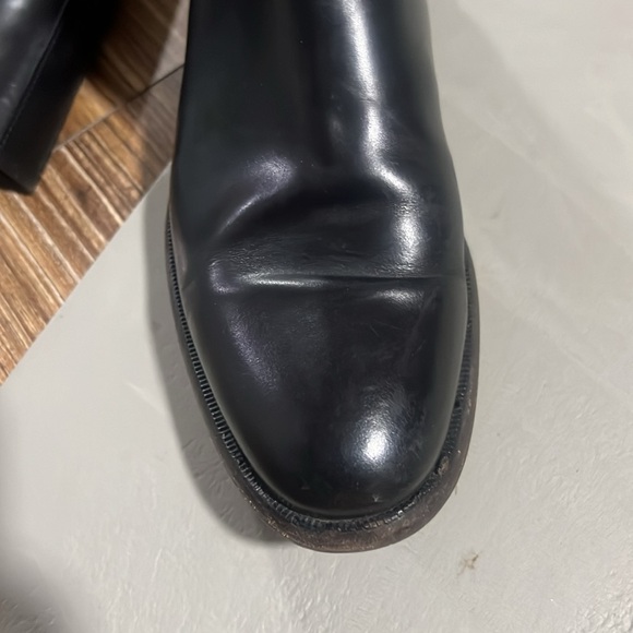 Burberry leather riding equestrian boots, size 39.5 made in Italy - Picture 6 of 11